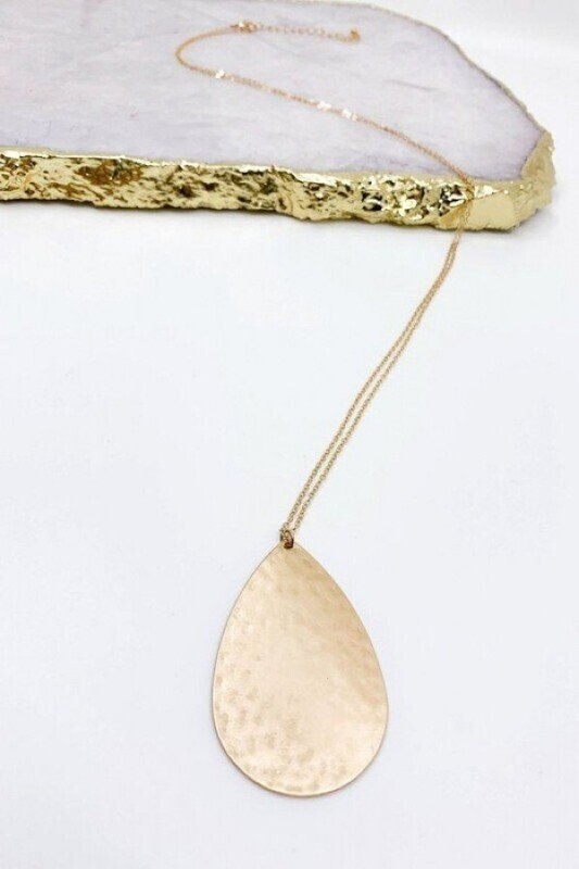 Teardrop Necklace 30"