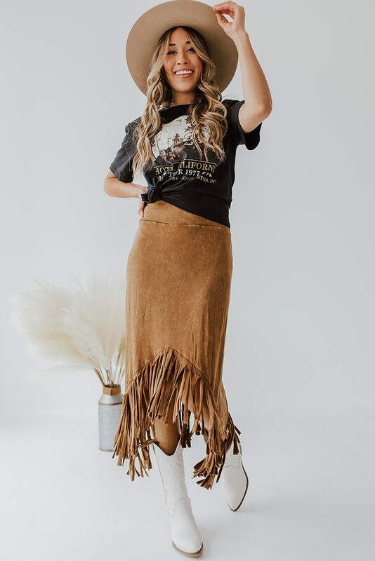 Beth Fringe Skirt