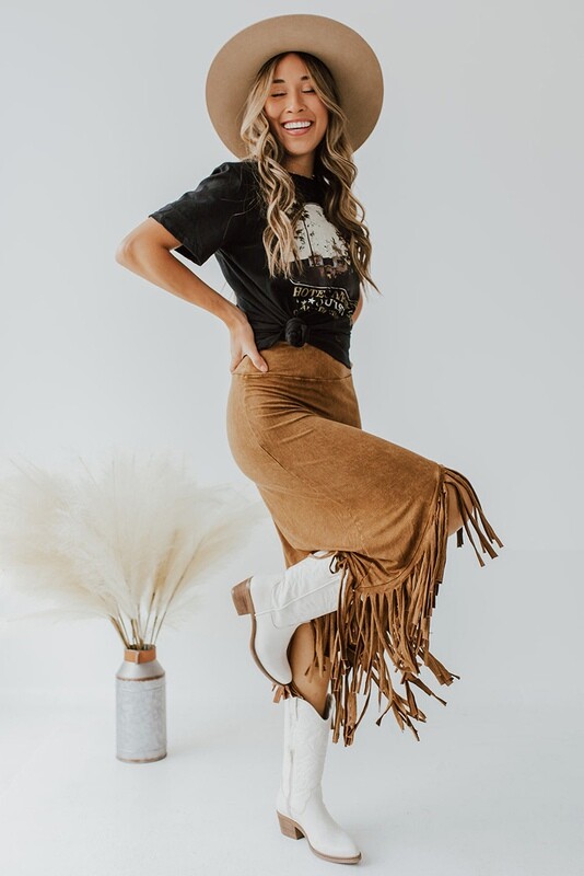 Beth Fringe Skirt