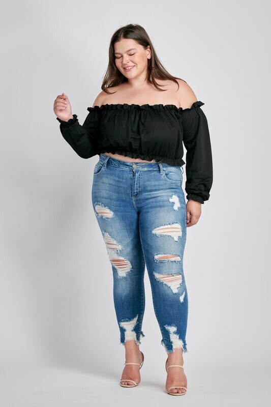 Edgy Style Denim WV17389LT