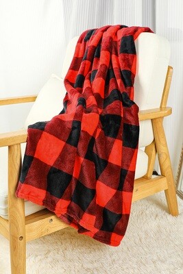 Buffalo Plaid Fleece Blanket