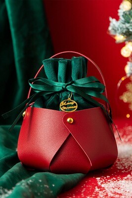 Christmas Apple Candy Gift Bag