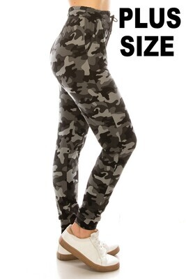 Joggers - Camo Gray/Black