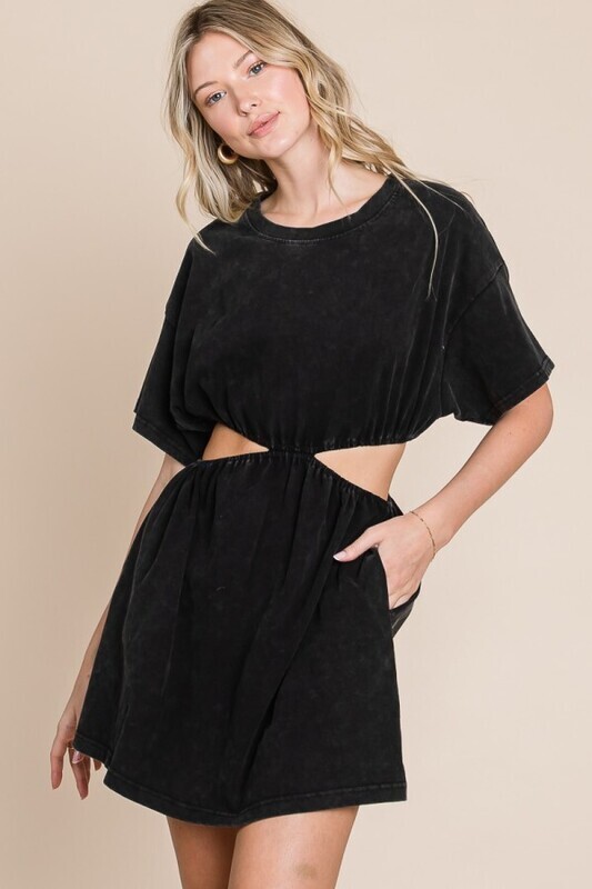 T-Shirt Dress w/cutouts