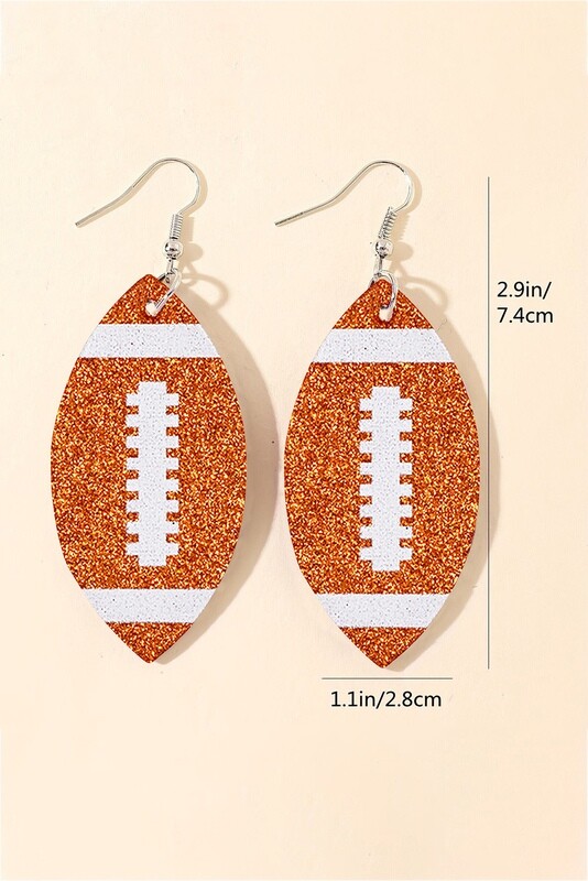 Football Earrings 