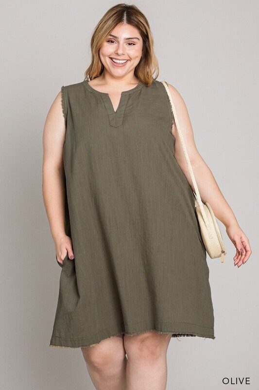 Unhemmed Dress