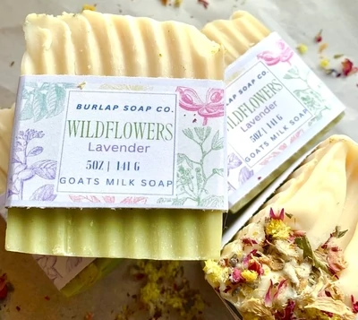 Handcrafted soap - Wildflowers