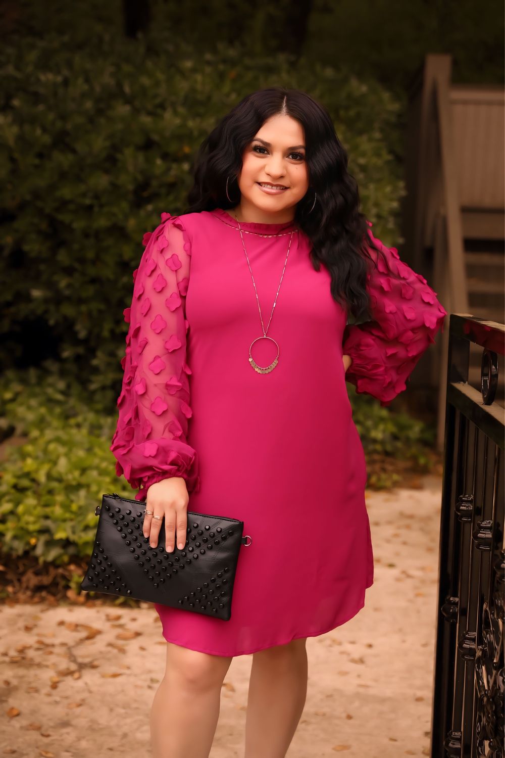 CottonBleu Sleeve Detailed Dress