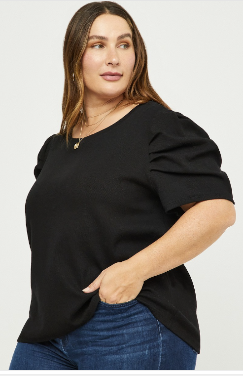 Shoulder Puff Sleeve Top