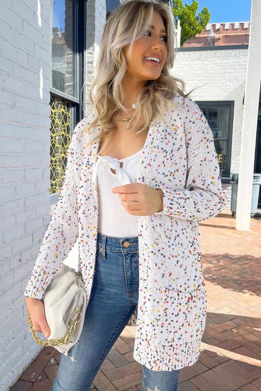 Multi Color Mixed Thread Cardigan