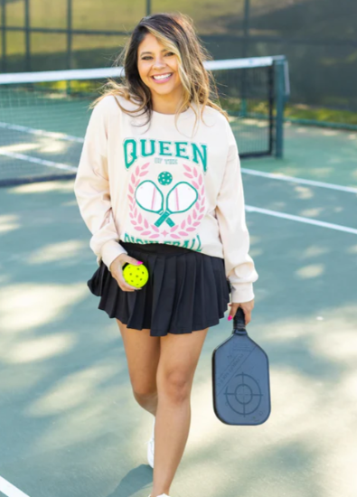 Queen of Pickleball Sweatshirt