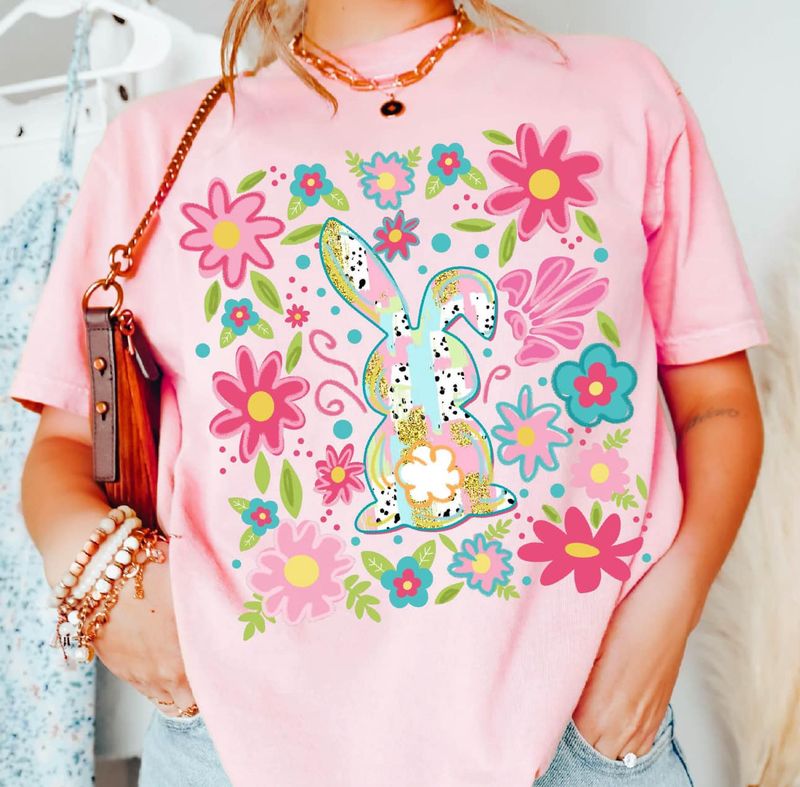 Colorful Collage Bunny