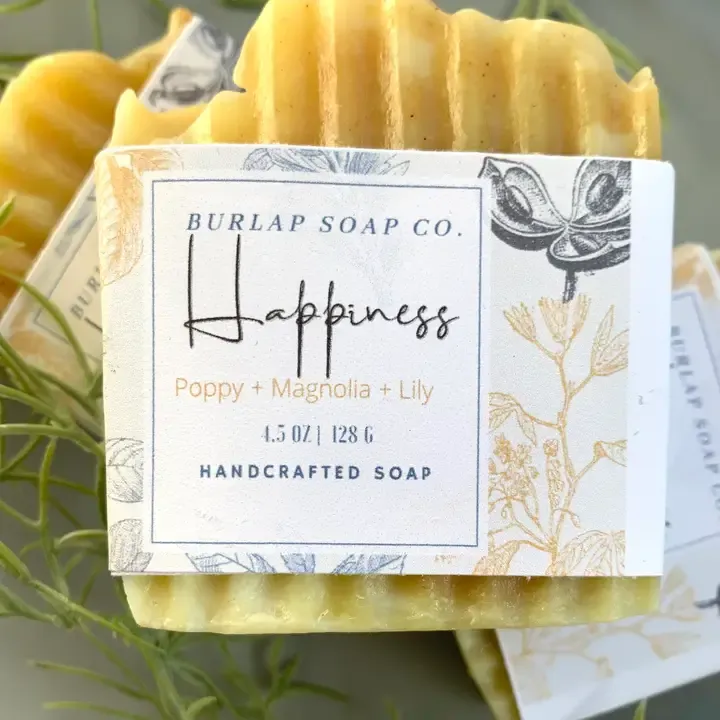 Handcrafted Soap  - Poppy + Magnolia + Lily