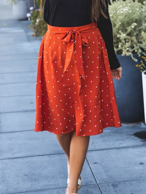 Eden Polka Dot Skirt