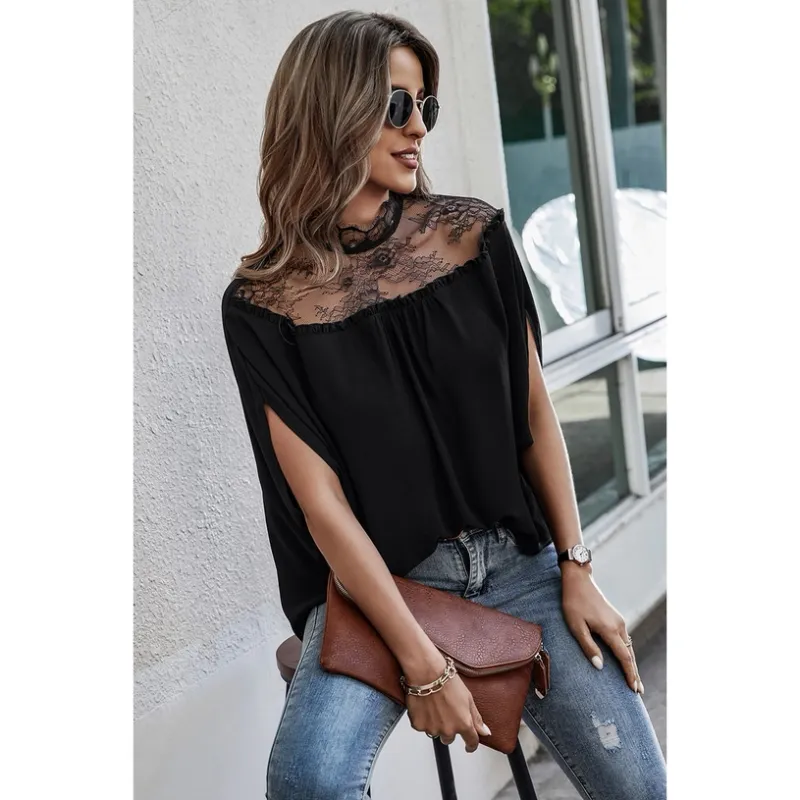 Black Lace Top