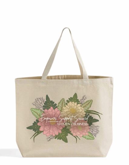 WOB Large Canvas Tote Bag