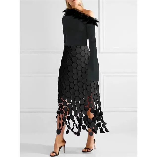 Polka-Dot Solid Color Skirts