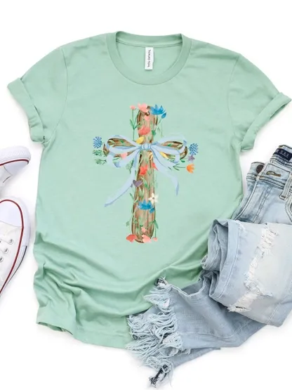 Wildflower Cross Tee