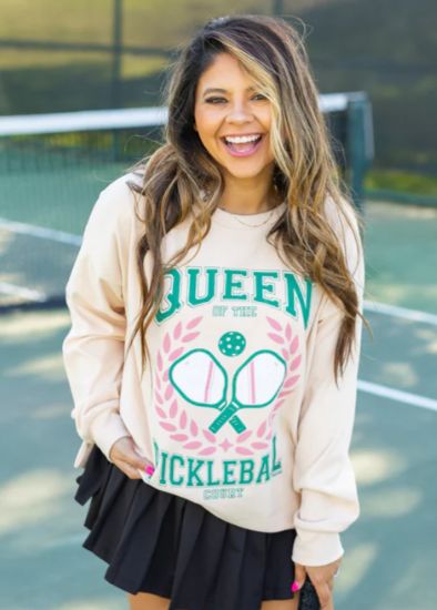 Queen of Pickleball Sweatshirt