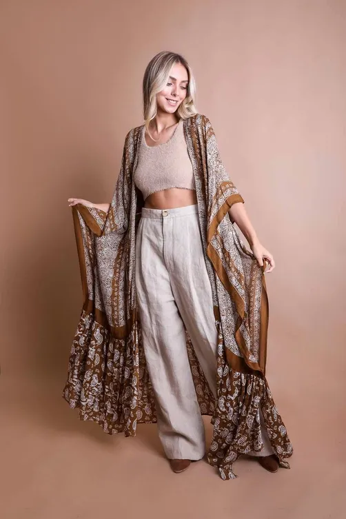 Paisley Perfection Free Flow Kimono