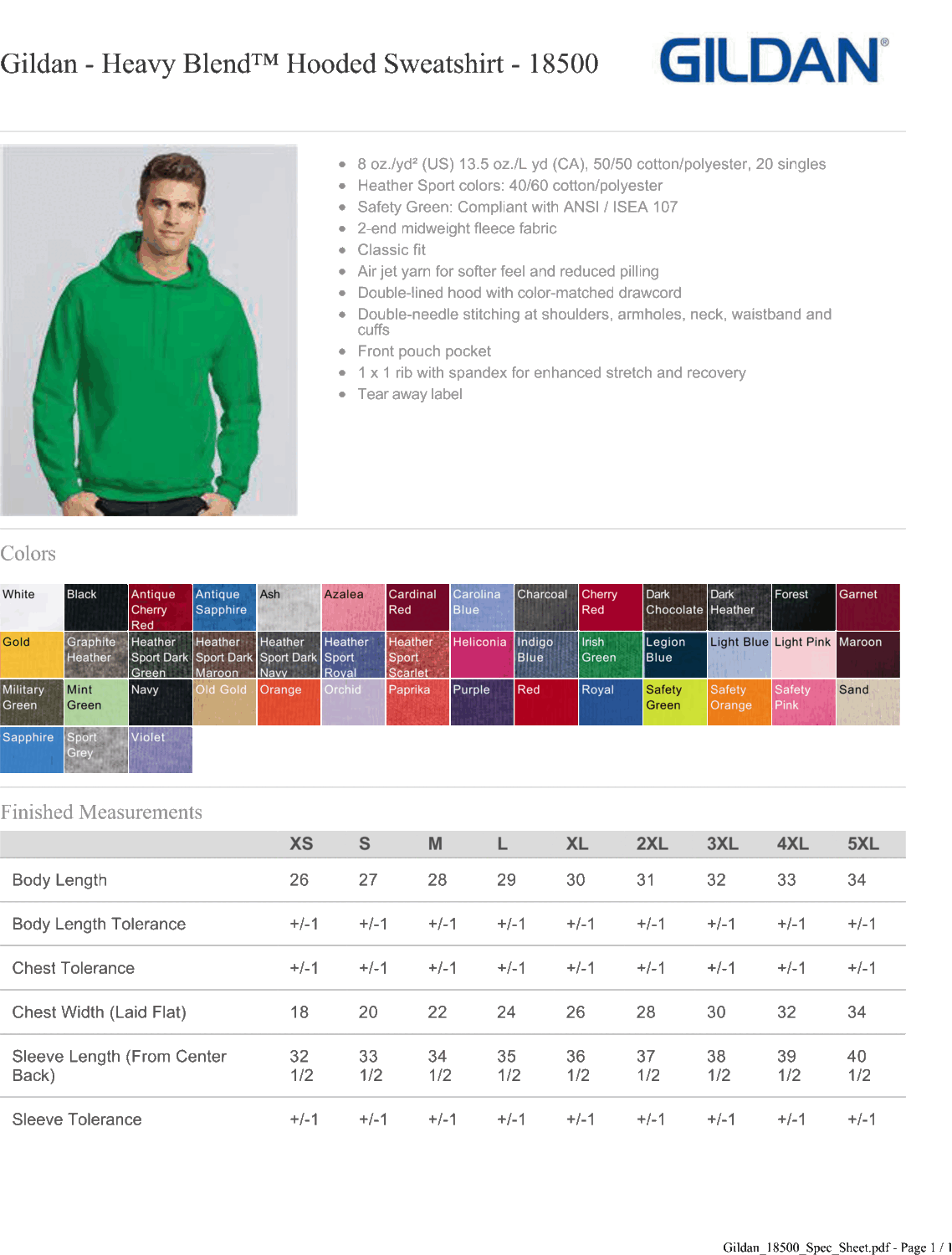 Heavy Blend™ Adult Hooded Sweatshirt