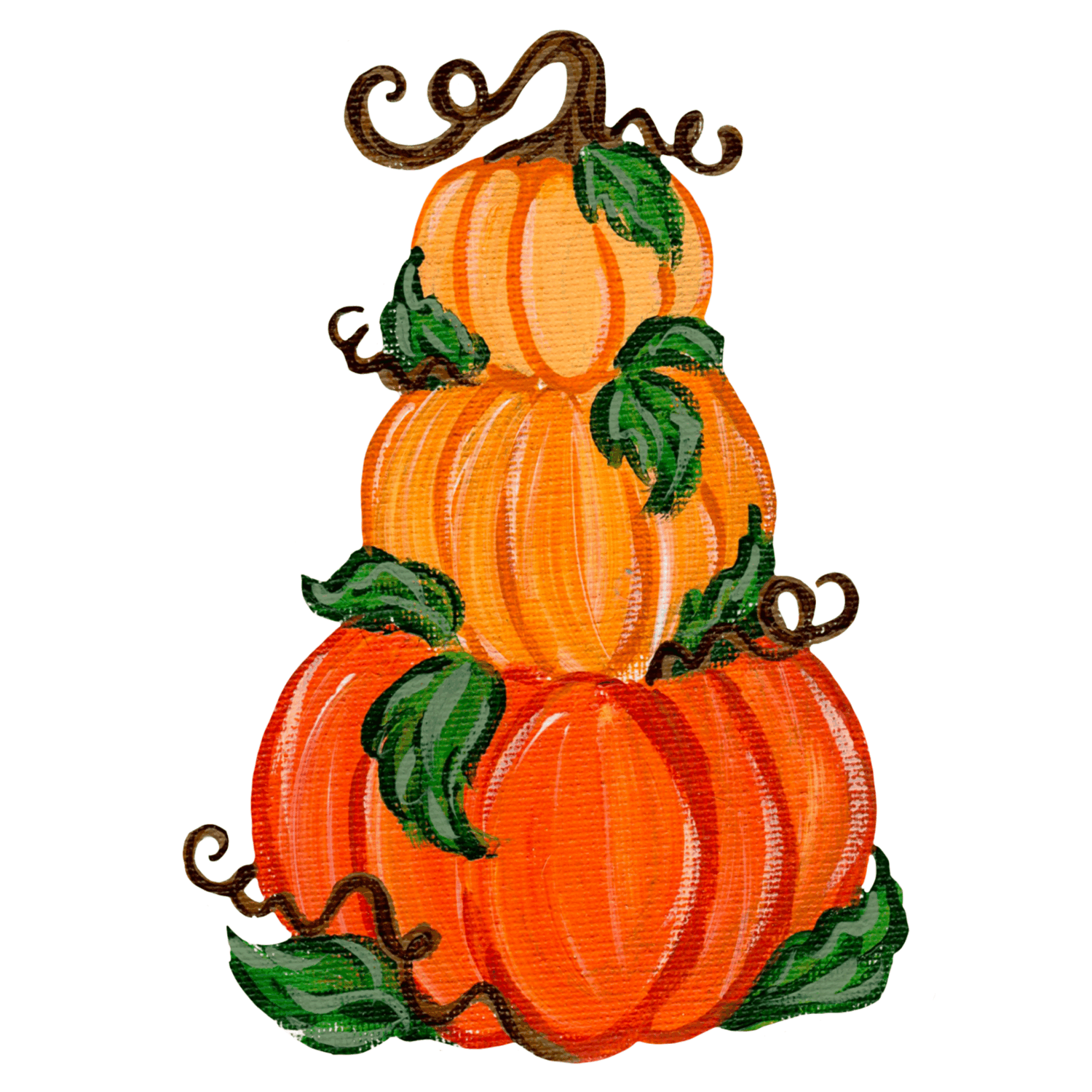 Pumpkin Stack Sublimation Print
