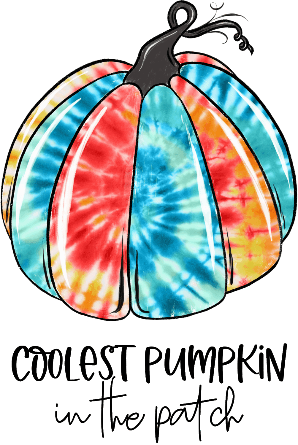 Coolest Pumpkin Sublimation Print