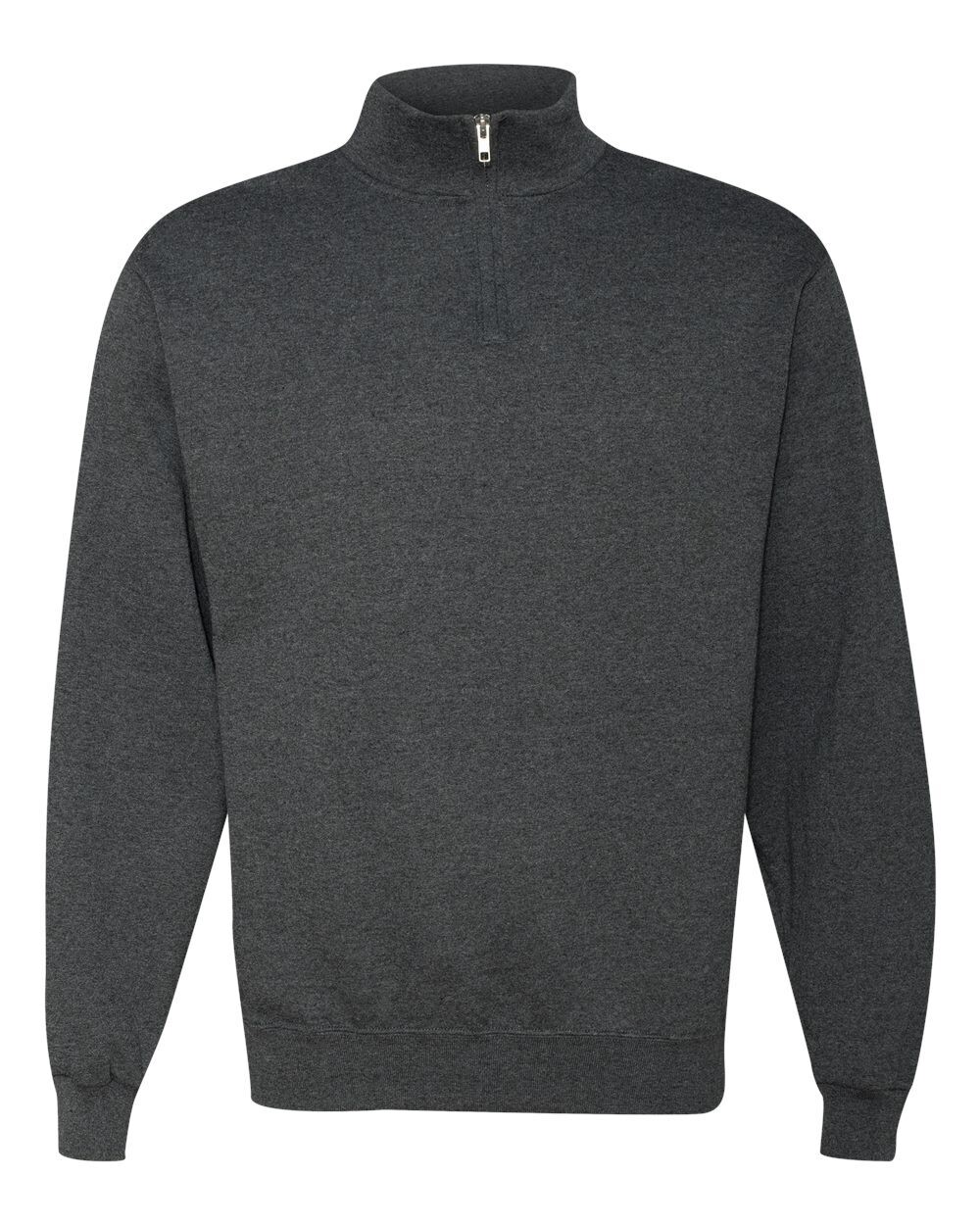 Unisex Quarter-Zip Cadet Collar Sweatshirt - Embroidered