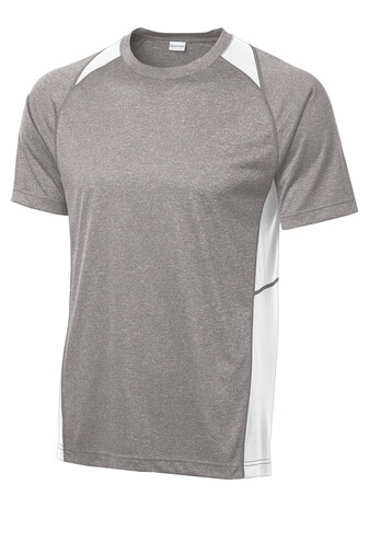 Sport-Tek® Heather Colorblock Contender™ Tee