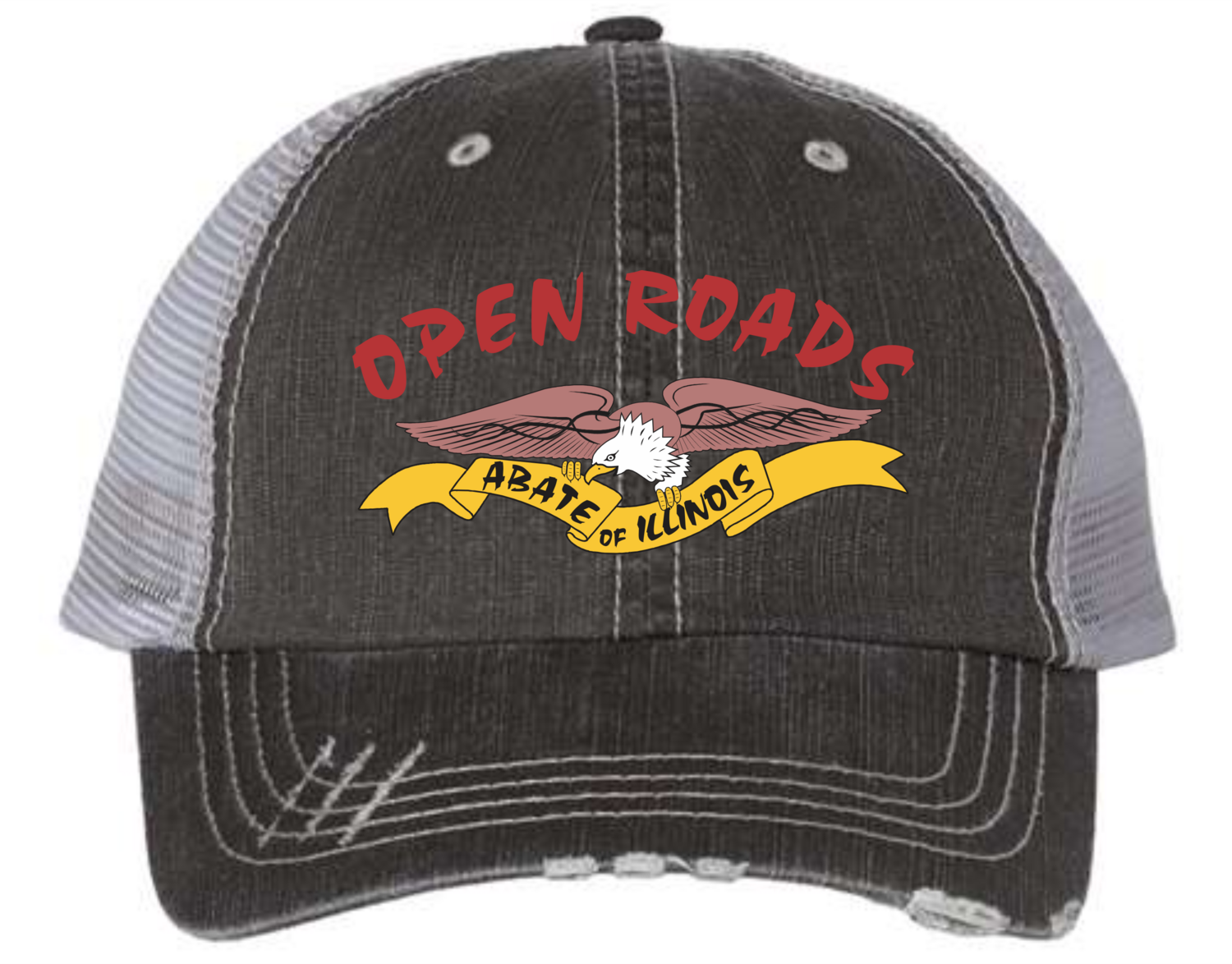 Herringbone Cotton Twill Mesh Cap
With Embroidery