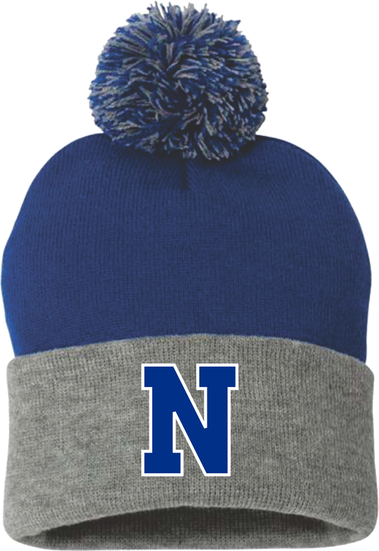 Pom-Pom Cuffed Beanie