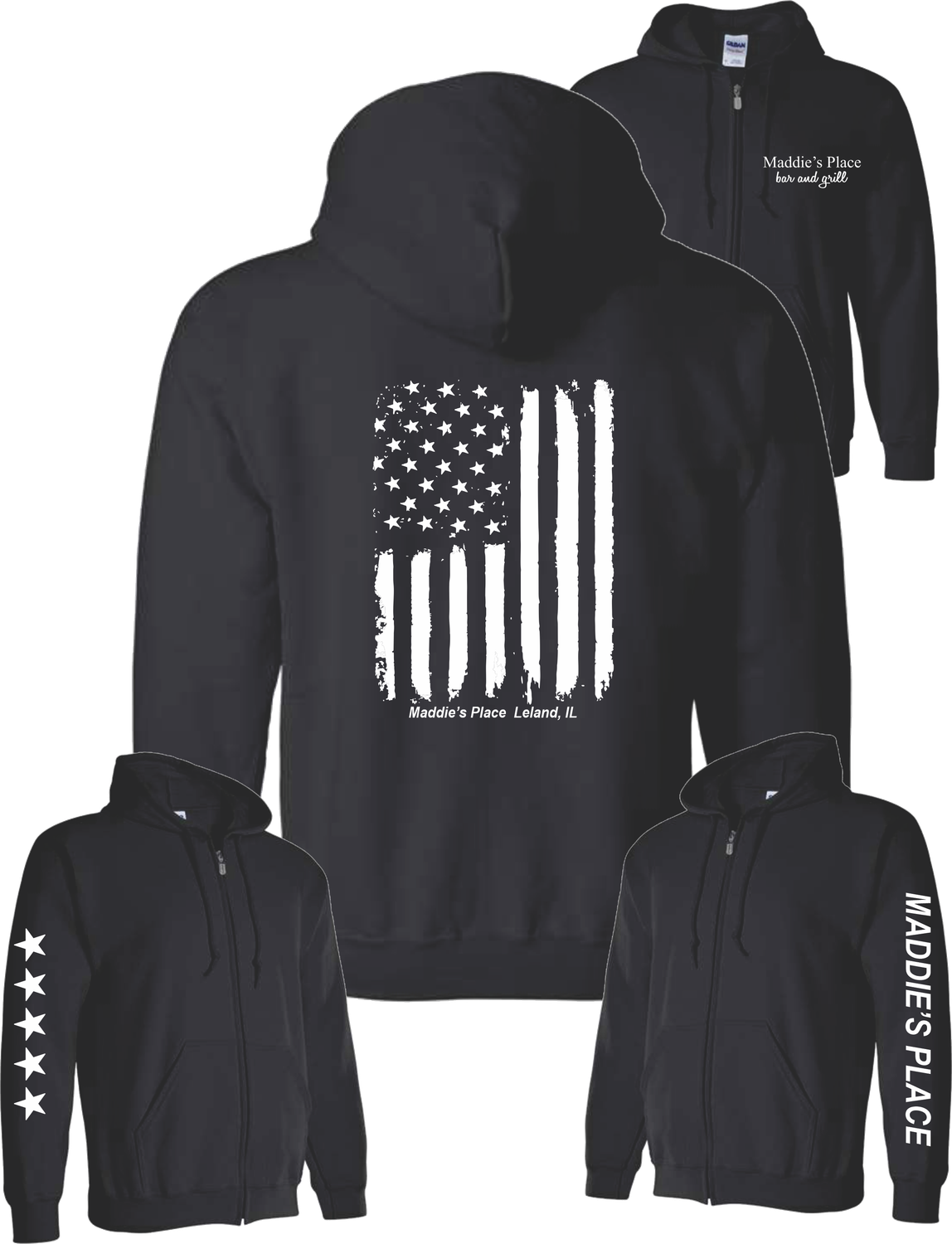 Adult Full Zip Hooded Sweatshirt