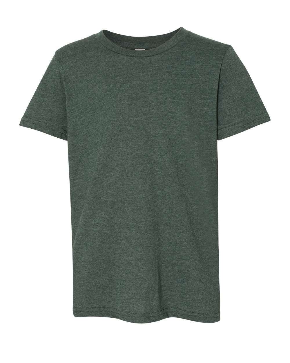 Youth BELLA+CANVAS® Heather CVC Short Sleeve Tee