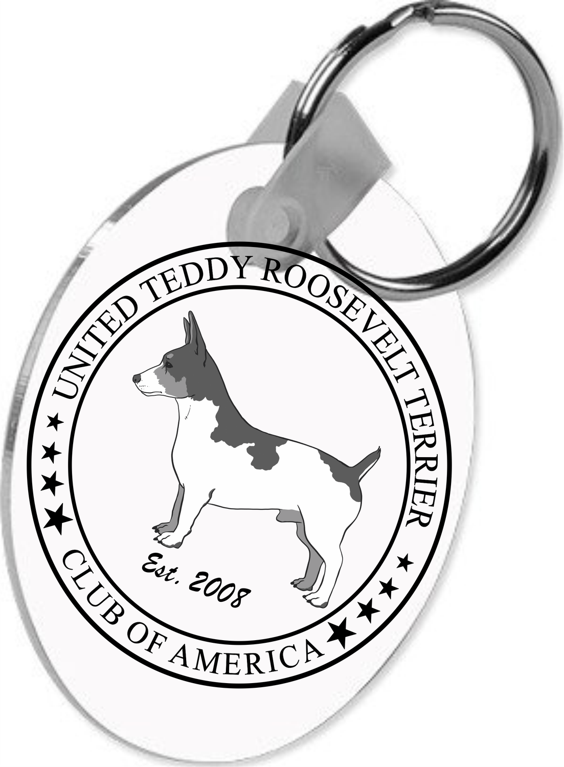 Unisub® Round Metal Key Chain