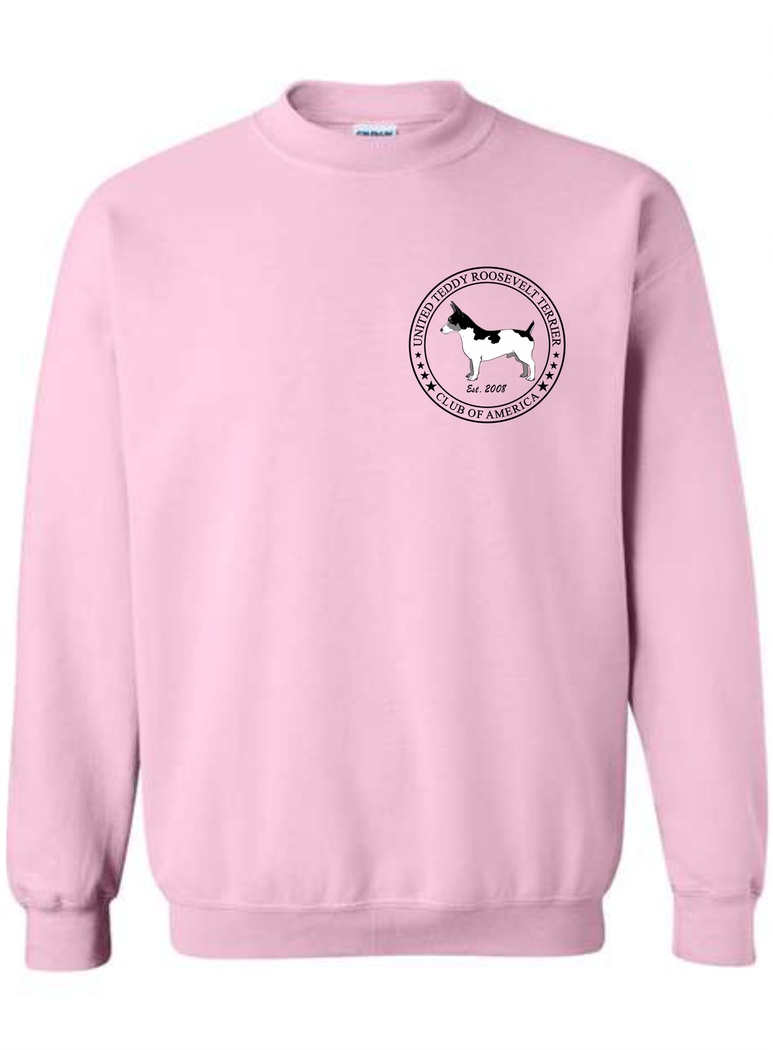 Crew Neck Sweatshirt Front Left Chest NEW COLORS