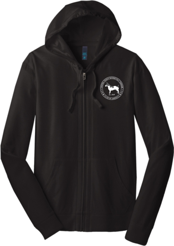 District® Jersey Full-Zip Hoodie Front Print Only