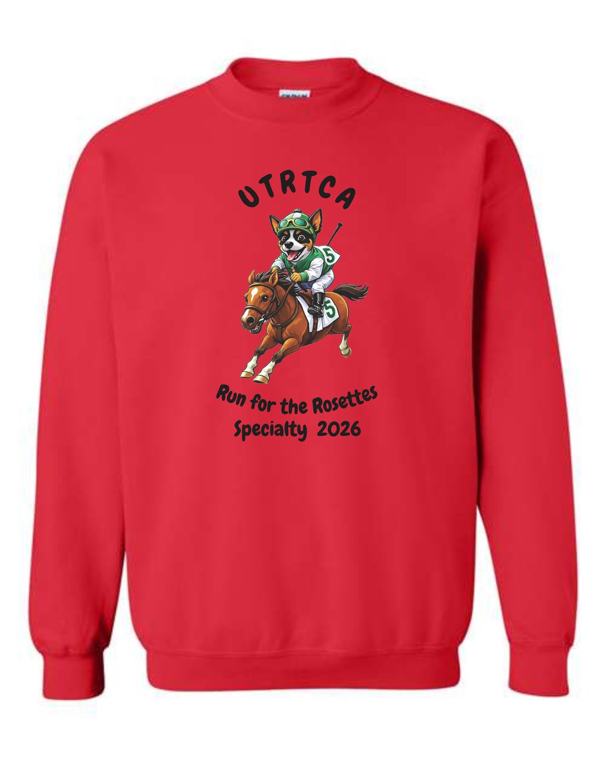 Rosette Run Crew Neck Sweatshirt