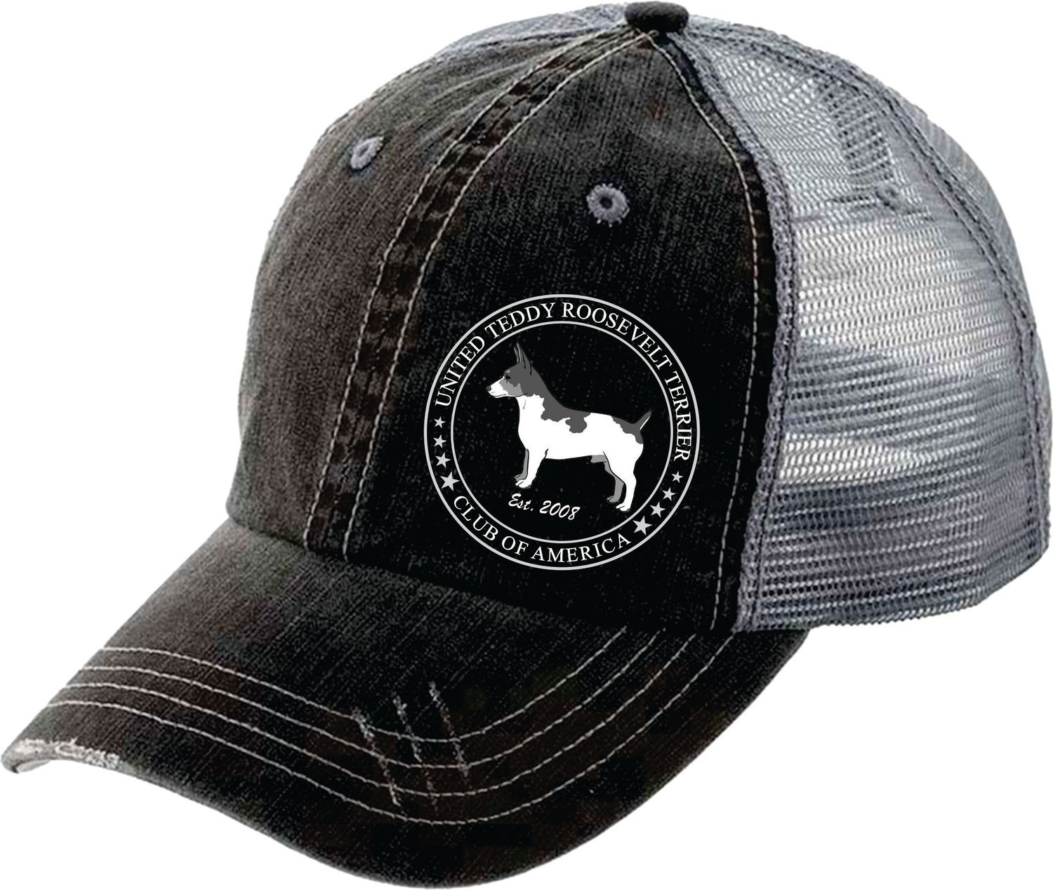 Mega Cap® Herringbone Cotton Twill Mesh Cap