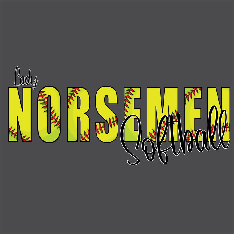 Softball Hoodie Norsemen Design