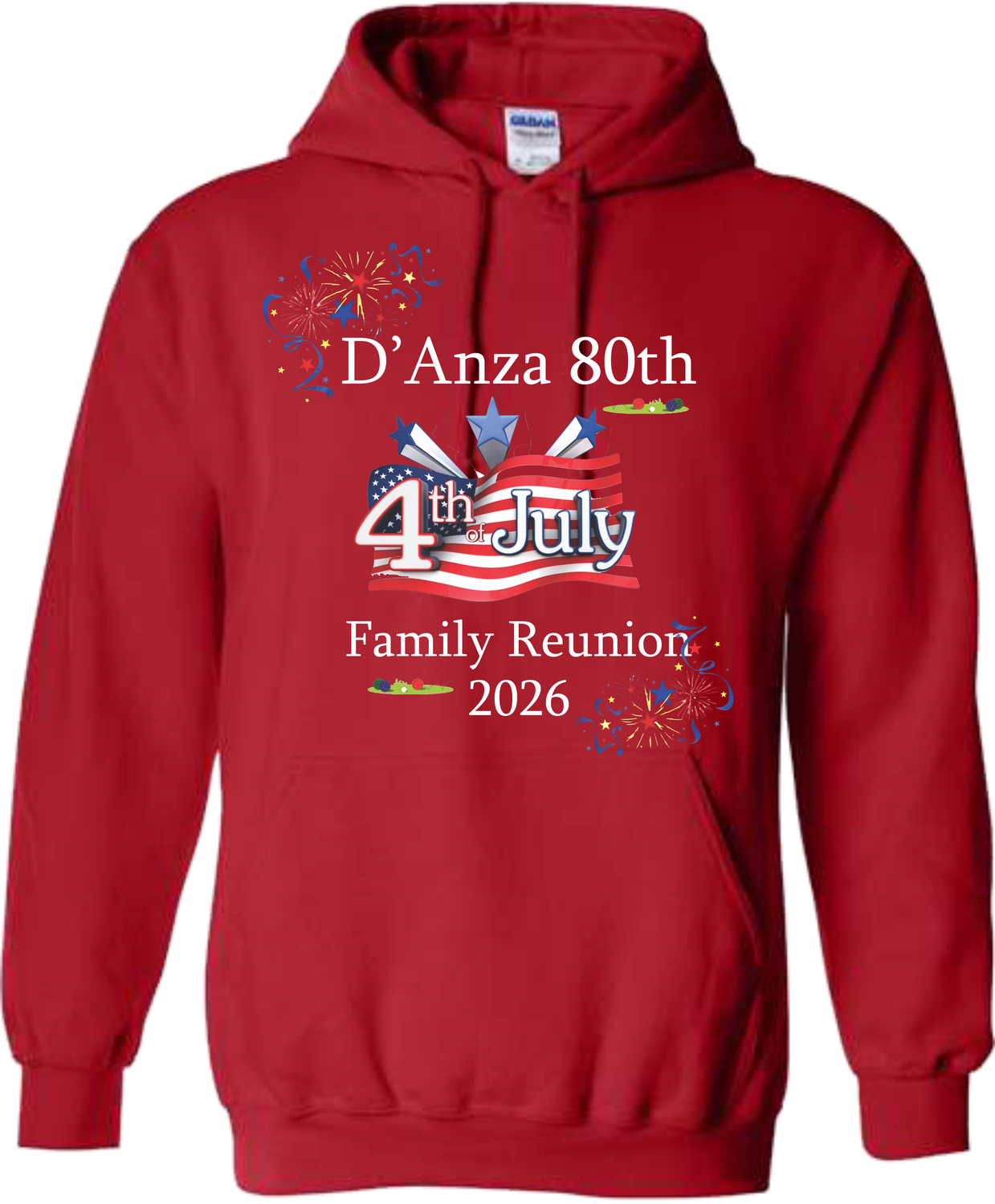 D'Anza YOUTH Hooded Sweatshirt