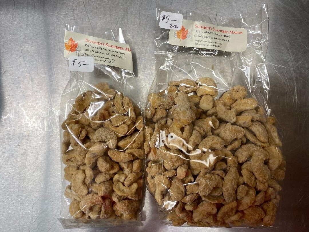 Maple Coated Cashews 4 ounces