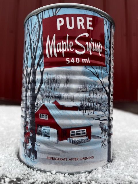 540 ml Canadian Style "Soup Can" Maple Syrup