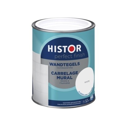 Histor PF Wandtegels Zijdeglans 750ml (2 kleuren) Histor PF Wandtegels Zijdeglans 750ml (2 kleuren)