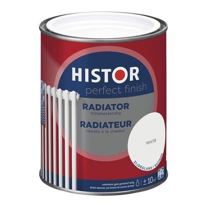 Histor PF Radiatorlak Zijdeglans 750ml (2 kleuren) Histor PF Radiatorlak Zijdeglans 750ml (2 kleuren)