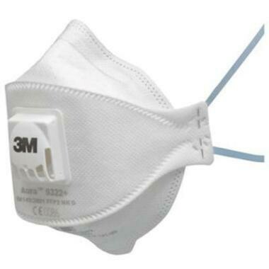 3M Stofmasker 9322+ FFP2 NR D (10 stuks) 3M Stofmasker 9322+ FFP2 NR D (10 stuks)