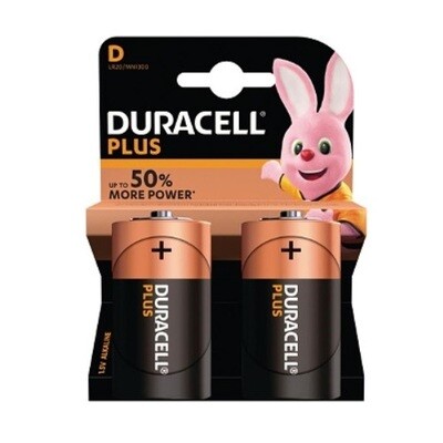 C-Cell Duracell Power Plus Baterijen - 2 stuks C-Cell Duracell Power Plus Baterijen - 2 stuks