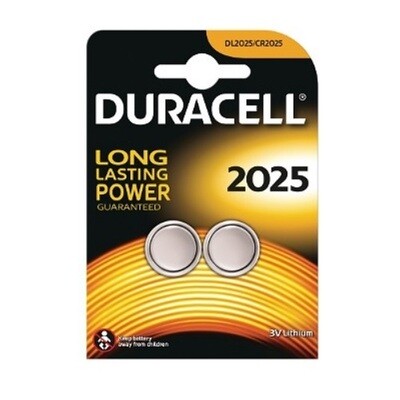 2025 Duracell 3V Knoopcel Batterij (2 stuks) 2025 Duracell 3V Knoopcel Batterij (2 stuks)