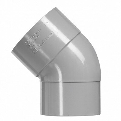 PVC Bocht 45 graden 1xLM (10 producten) PVC Bocht 45 graden 1xLM (10 producten)