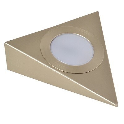 Nova LED Spot Driehoek / Keuken Alu Geborsteld Nova LED Spot Driehoek / Keuken Alu Geborsteld