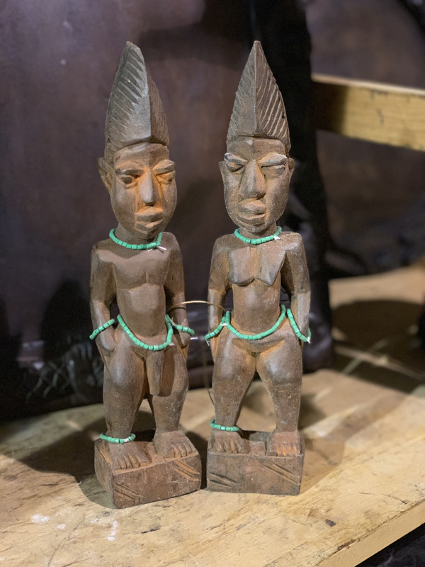 Orisa Statue - Ibeji Statue Pair